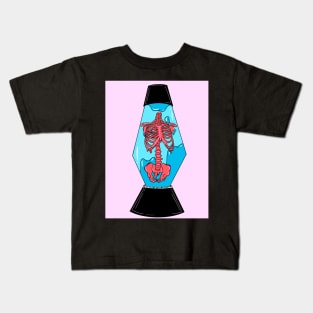 Rib Cage Lava Lamp Kids T-Shirt